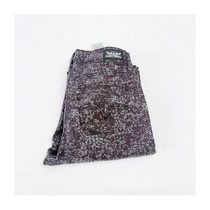 Levi's 512 Perfectly Slimming Straight Leg Blk Camo SZ28